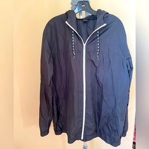 Zine black windbreaker size xl